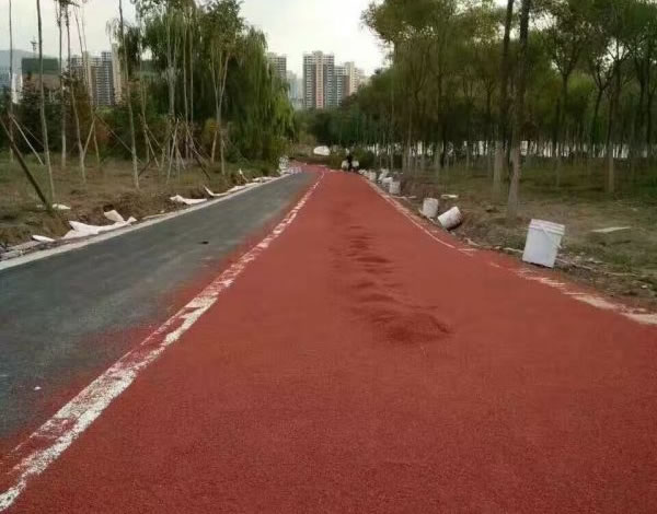 嘉興彩色透水混凝土路面施工公司