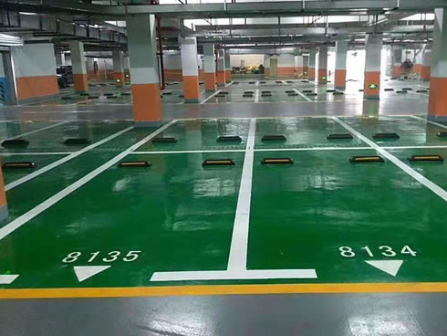嘉興某小區(qū)車(chē)庫(kù)環(huán)氧地坪工程